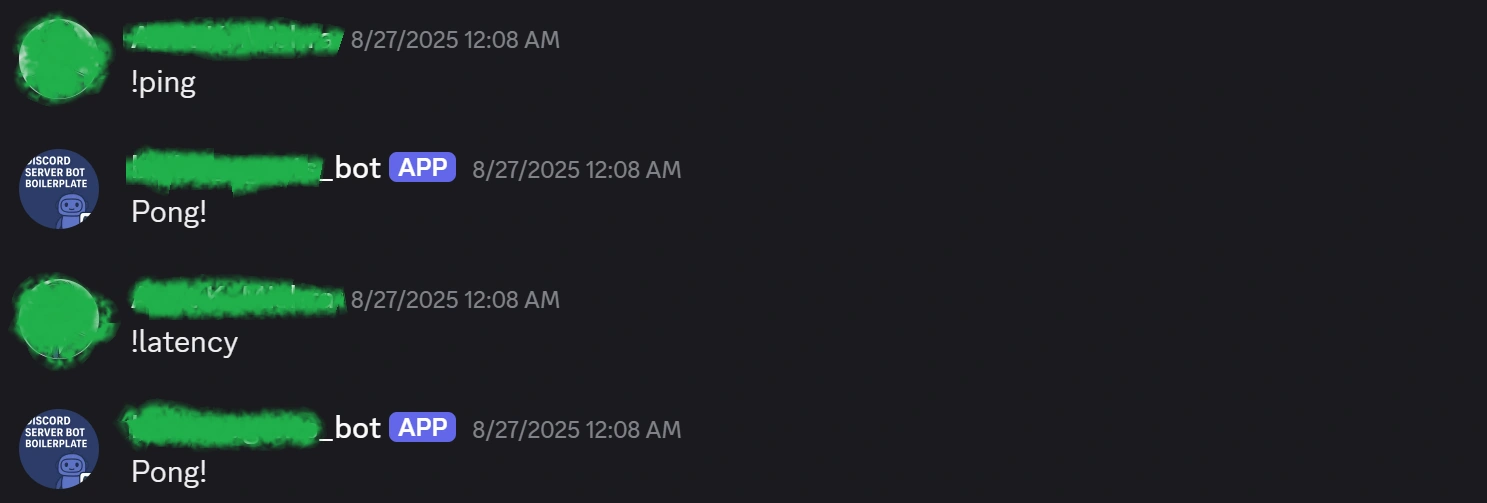 Discord bot ping command response using Java JDA
